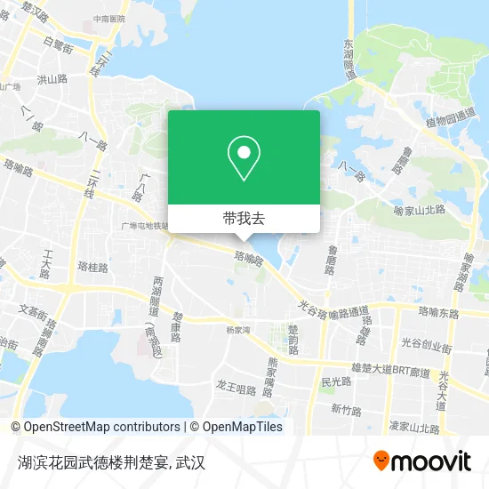 湖滨花园武德楼荆楚宴地图