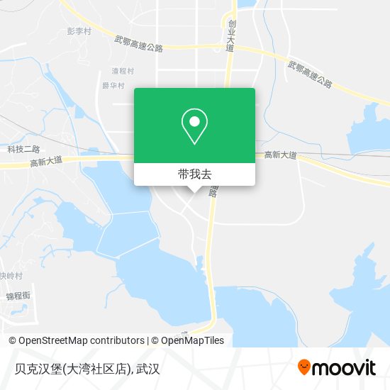 贝克汉堡(大湾社区店)地图