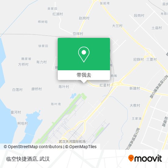临空快捷酒店地图