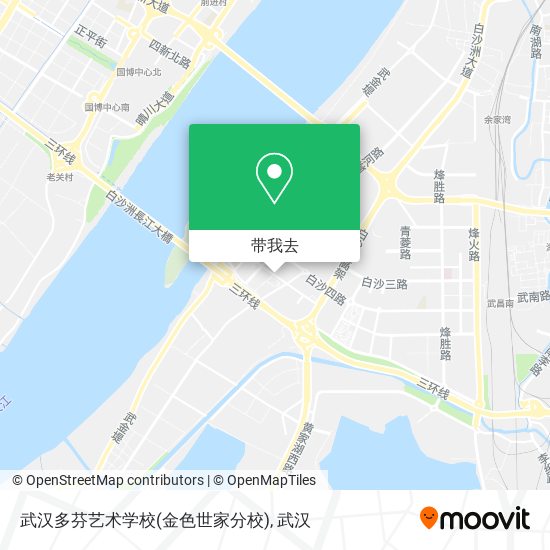 武汉多芬艺术学校(金色世家分校)地图