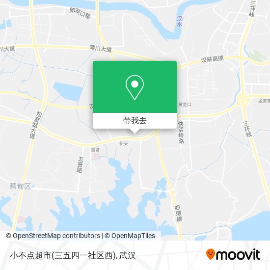 小不点超市(三五四一社区西)地图