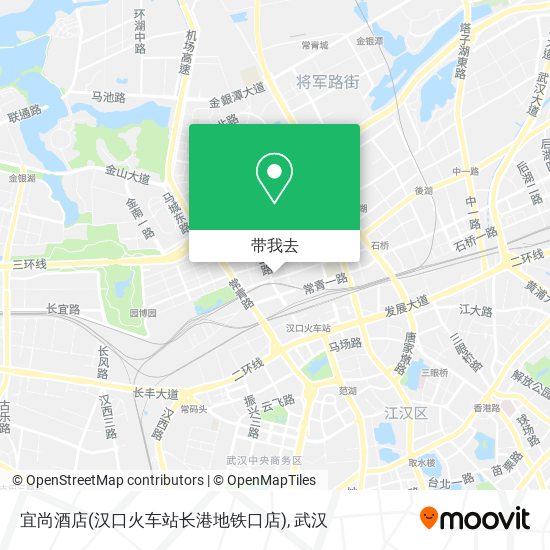 宜尚酒店(汉口火车站长港地铁口店)地图