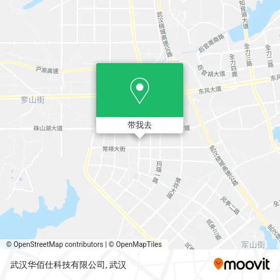 武汉华佰仕科技有限公司地图