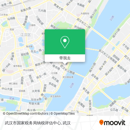 武汉市国家税务局纳税评估中心地图