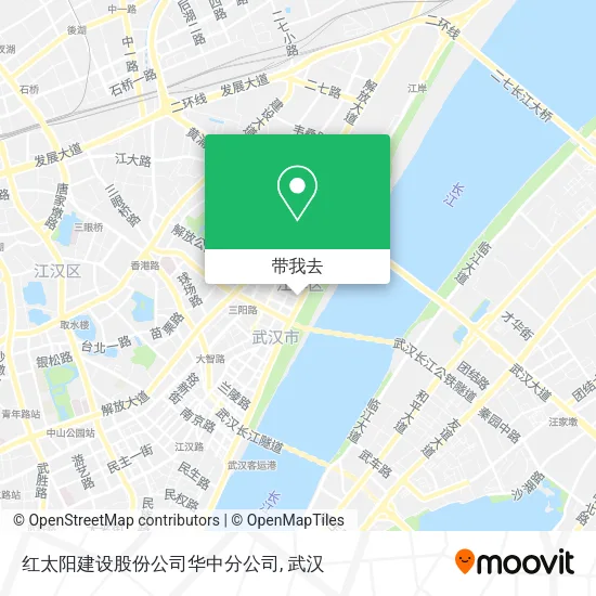 红太阳建设股份公司华中分公司地图