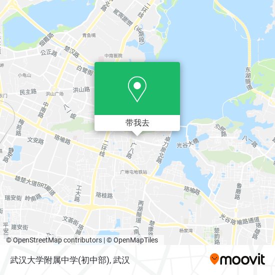 武汉大学附属中学(初中部)地图