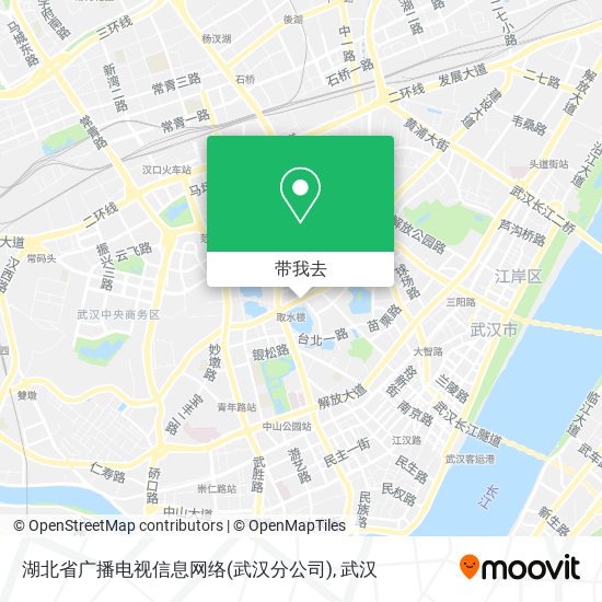 湖北省广播电视信息网络(武汉分公司)地图