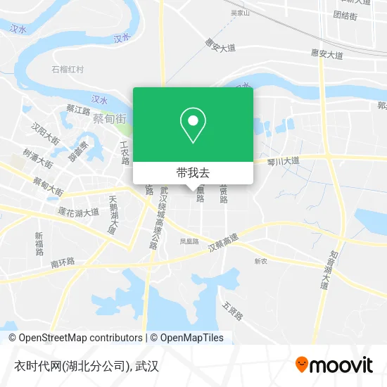 衣时代网(湖北分公司)地图