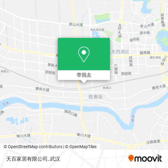 天百家居有限公司地图