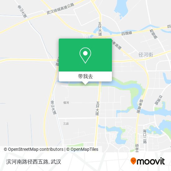 滨河南路径西五路地图