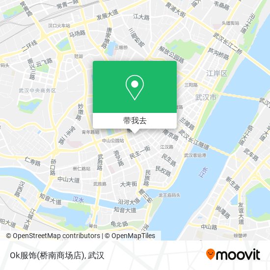 Ok服饰(桥南商场店)地图