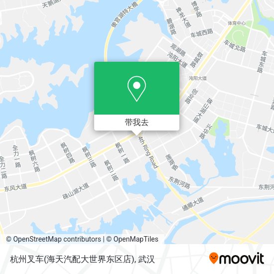 杭州叉车(海天汽配大世界东区店)地图