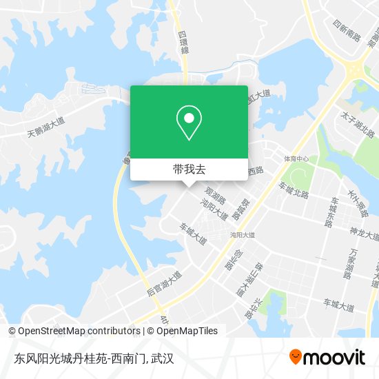 东风阳光城丹桂苑-西南门地图