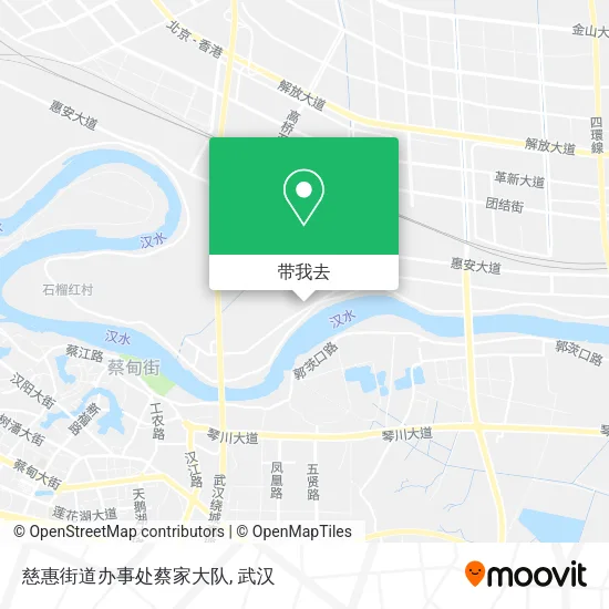 慈惠街道办事处蔡家大队地图