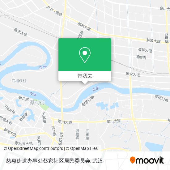 慈惠街道办事处蔡家社区居民委员会地图