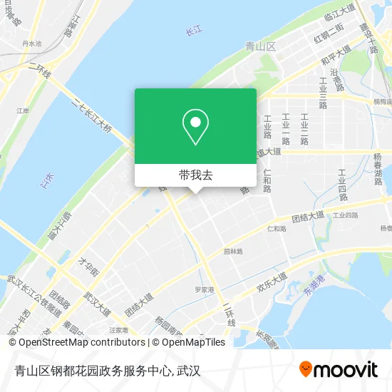 青山区钢都花园政务服务中心地图