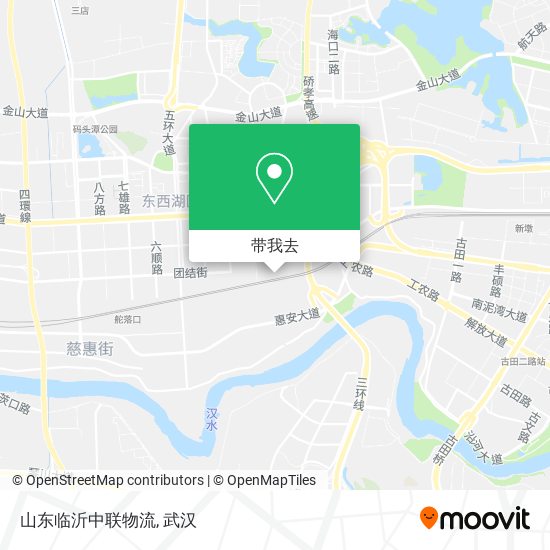 山东临沂中联物流地图