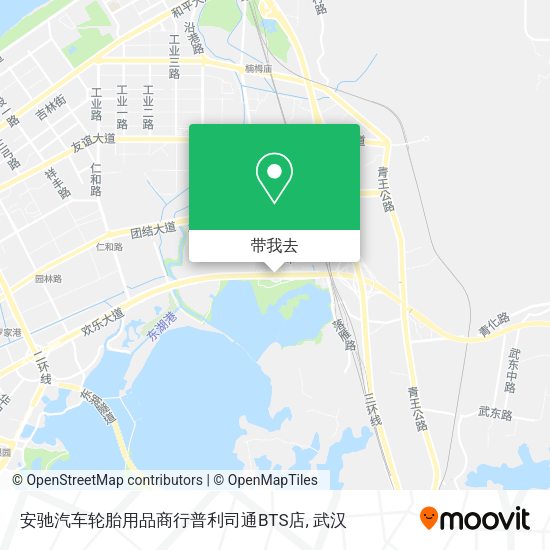安驰汽车轮胎用品商行普利司通BTS店地图