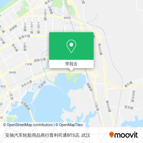 安驰汽车轮胎用品商行普利司通BTS店地图