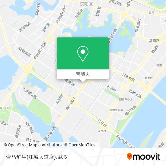 盒马鲜生(江城大道店)地图