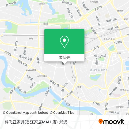 科飞亚家具(香江家居MALL店)地图