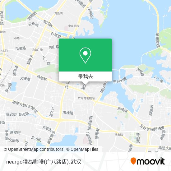 neargo猫岛咖啡(广八路店)地图