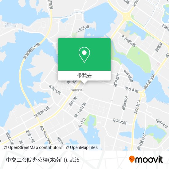 中交二公院办公楼(东南门)地图
