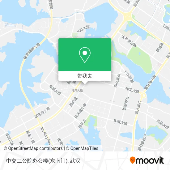 中交二公院办公楼(东南门)地图