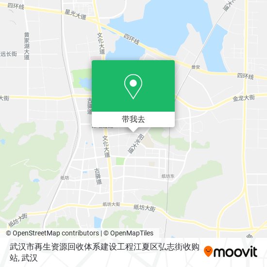 武汉市再生资源回收体系建设工程江夏区弘志街收购站地图