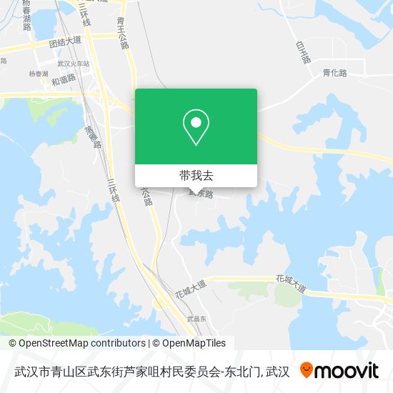 武汉市青山区武东街芦家咀村民委员会-东北门地图