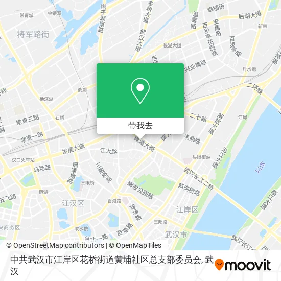 中共武汉市江岸区花桥街道黄埔社区总支部委员会地图