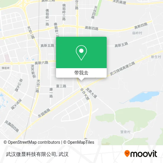 武汉微显科技有限公司地图