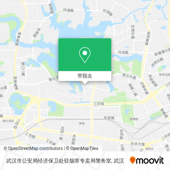 武汉市公安局经济保卫处驻烟草专卖局警务室地图
