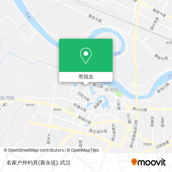 名家户外钓具(襄永堤)地图