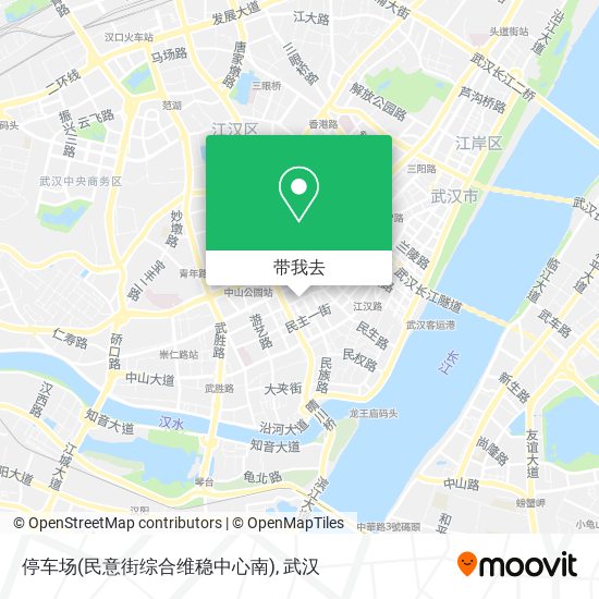 停车场(民意街综合维稳中心南)地图