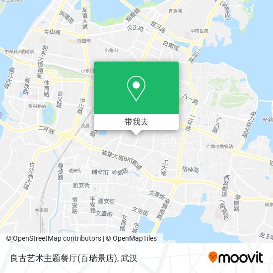 良古艺术主题餐厅(百瑞景店)地图