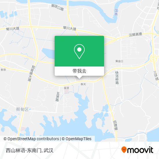 西山林语-东南门地图