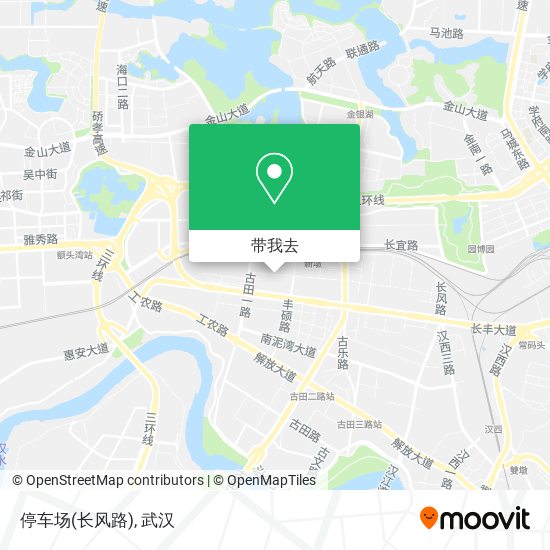 停车场(长风路)地图