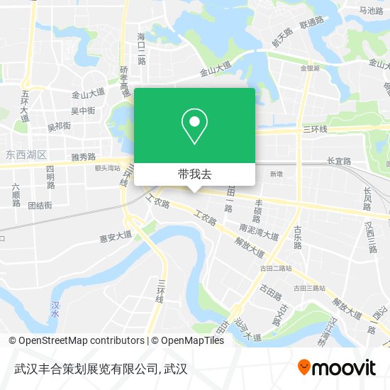 武汉丰合策划展览有限公司地图