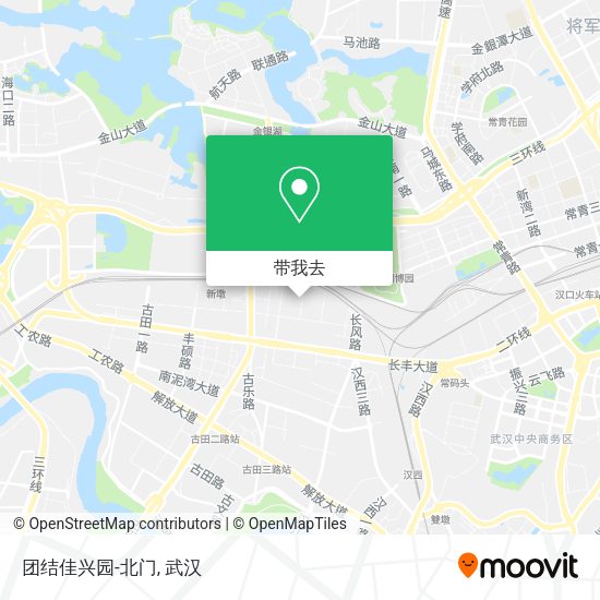 团结佳兴园-北门地图