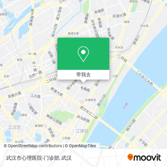 武汉市心理医院-门诊部地图