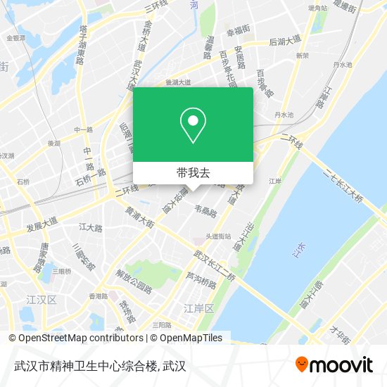 武汉市精神卫生中心综合楼地图