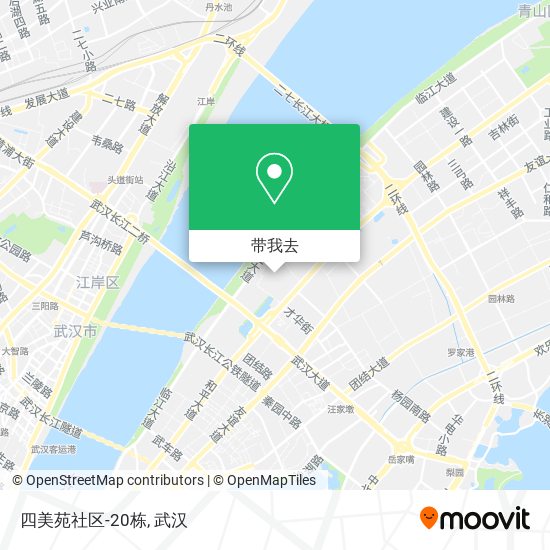 四美苑社区-20栋地图