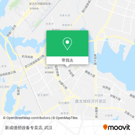 新成缝纫设备专卖店地图
