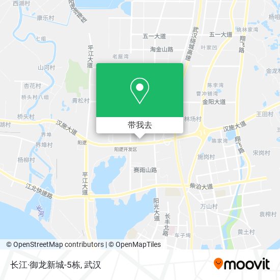长江·御龙新城-5栋地图
