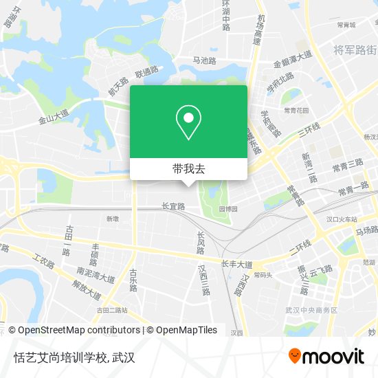 恬艺艾尚培训学校地图