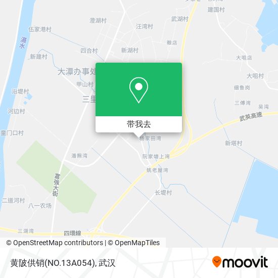 黄陂供销(NO.13A054)地图