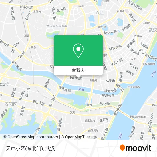 天声小区(东北门)地图
