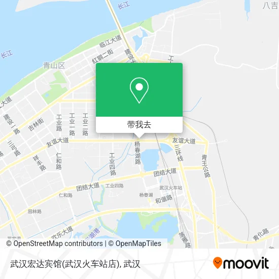 武汉宏达宾馆(武汉火车站店)地图