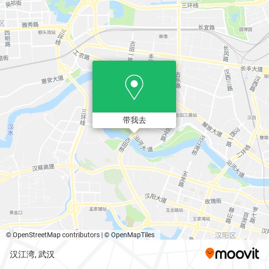 汉江湾地图